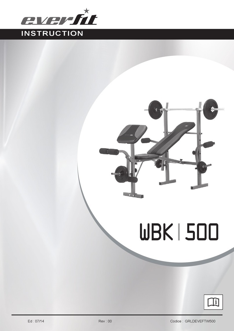 Everfit WBK 500 Instruction