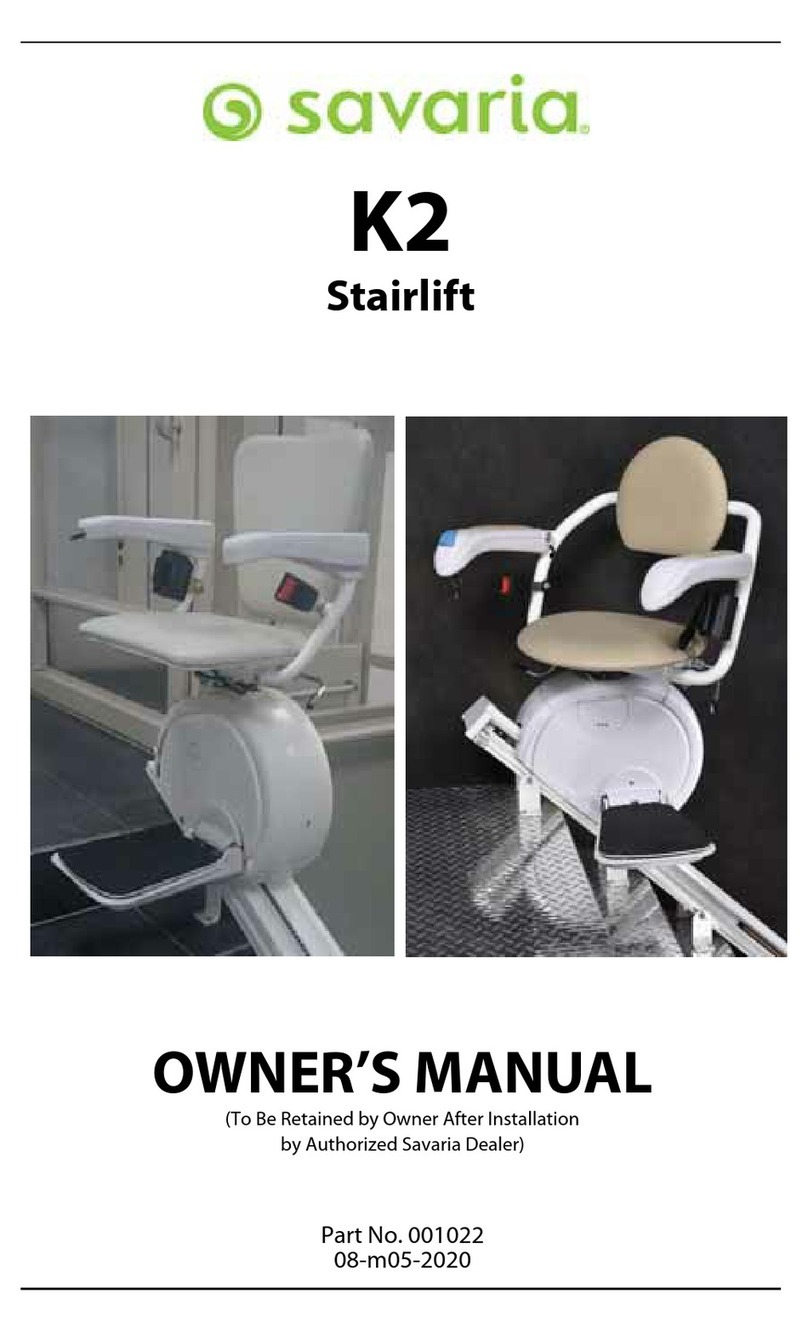 Savaria K2 owner's manual Savaria K2 owner's manual