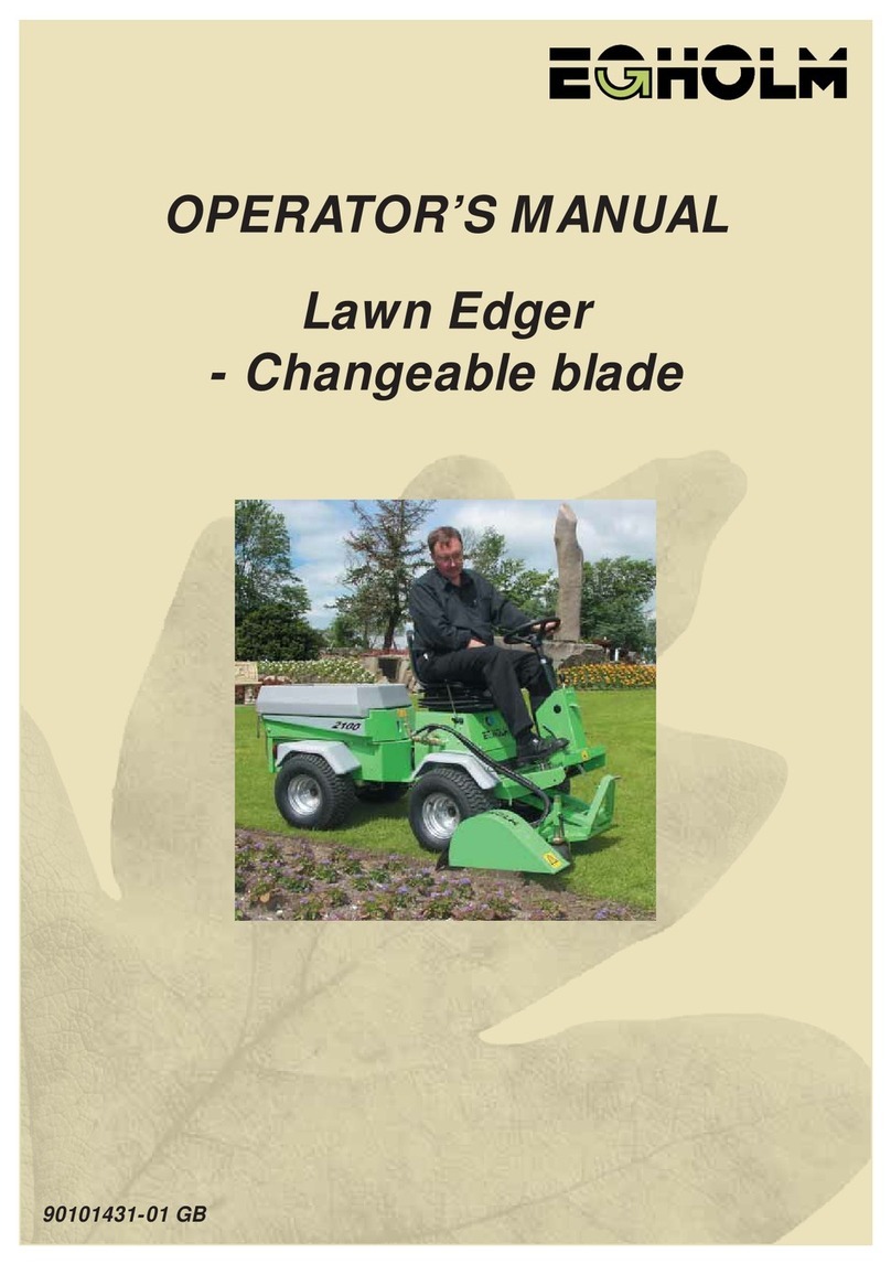 Egholm 2100 Operator's manual