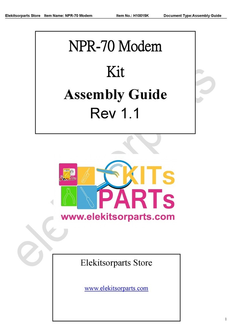 Elekitsorparts FUNtronics NPR-70 Assembly guide