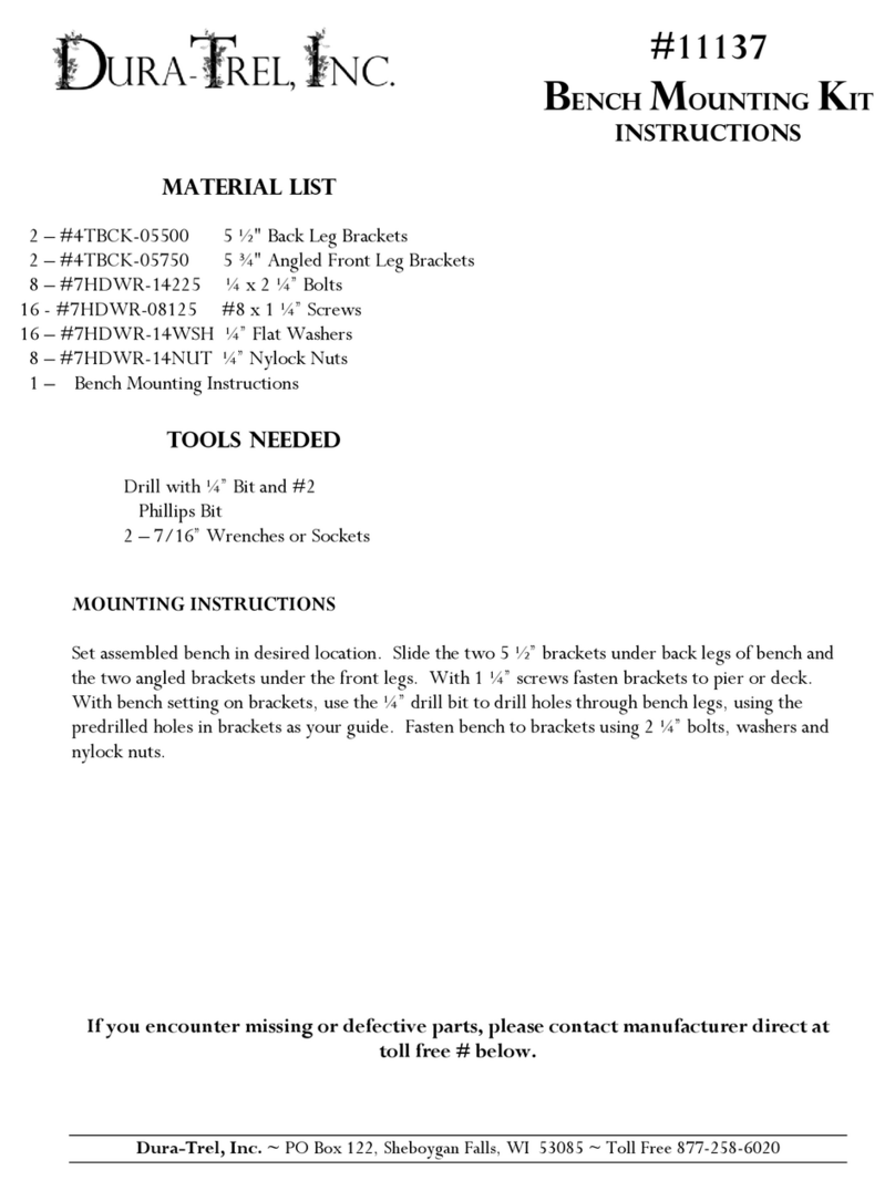 Dura Trel 11137 User manual