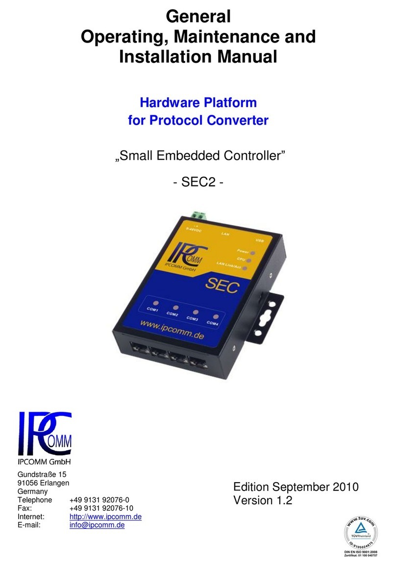 IPCOMM SEC2 User manual
