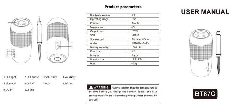 STEED BT87C user manual