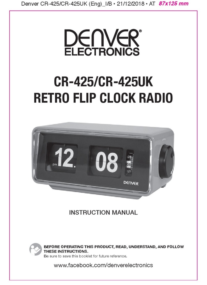Denver Electronics CR-425 User manual