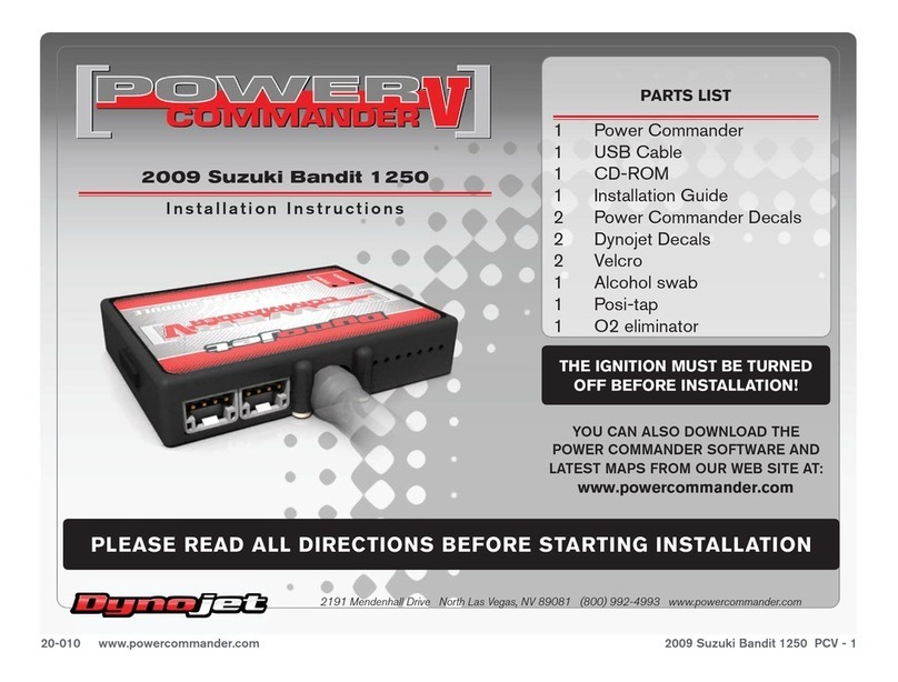 Dynojet Power commander V User manual