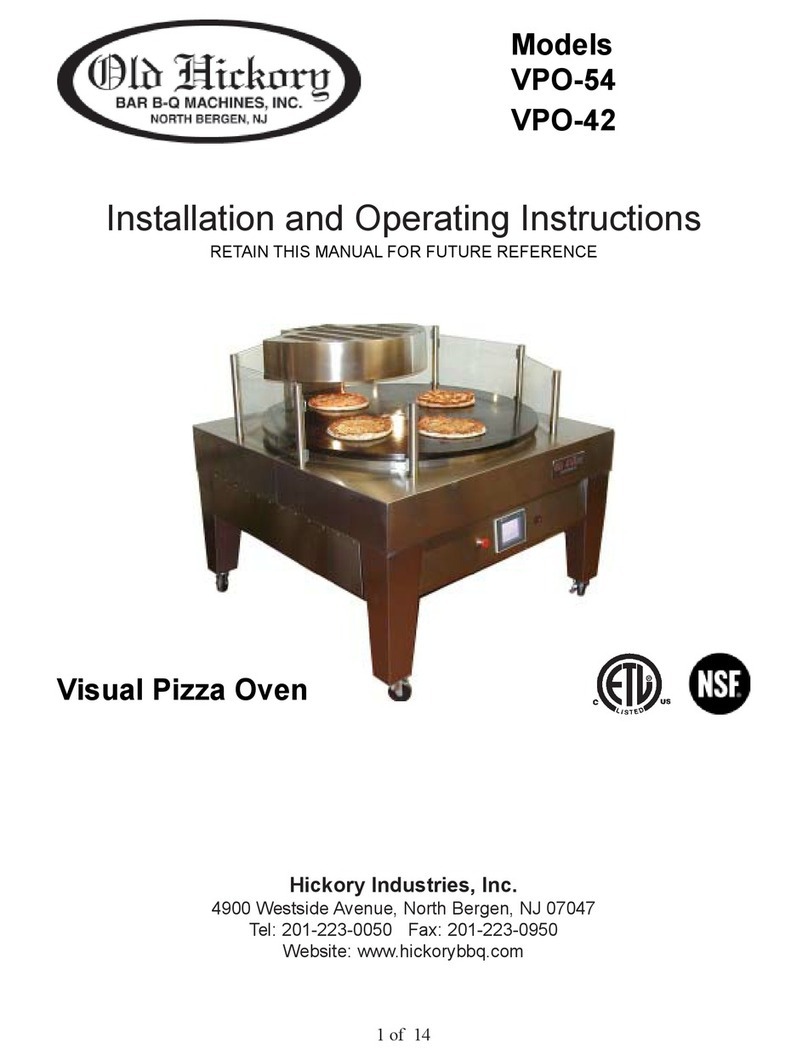 Old Hickory VPO-54 User manual