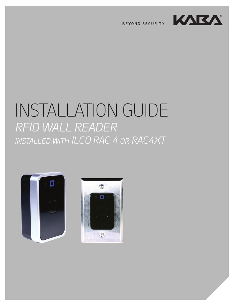 Kaba R79K-1G Series installation guide