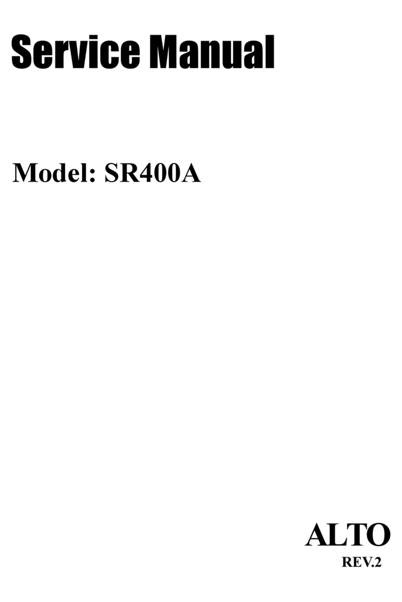 Alto SR400A Service manual