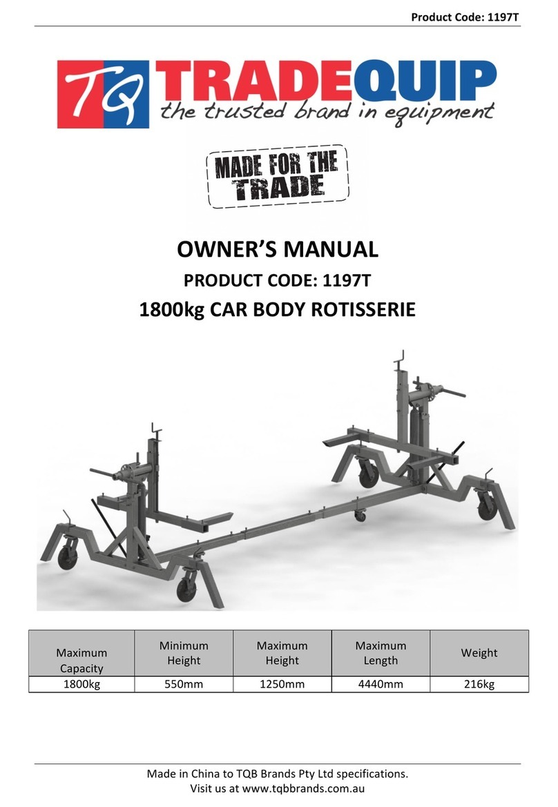 TradeQuip 1197T owner's manual
