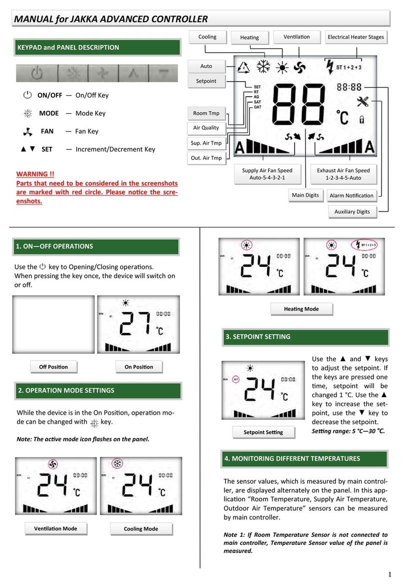 Jakka ADVANCED J8 manual
