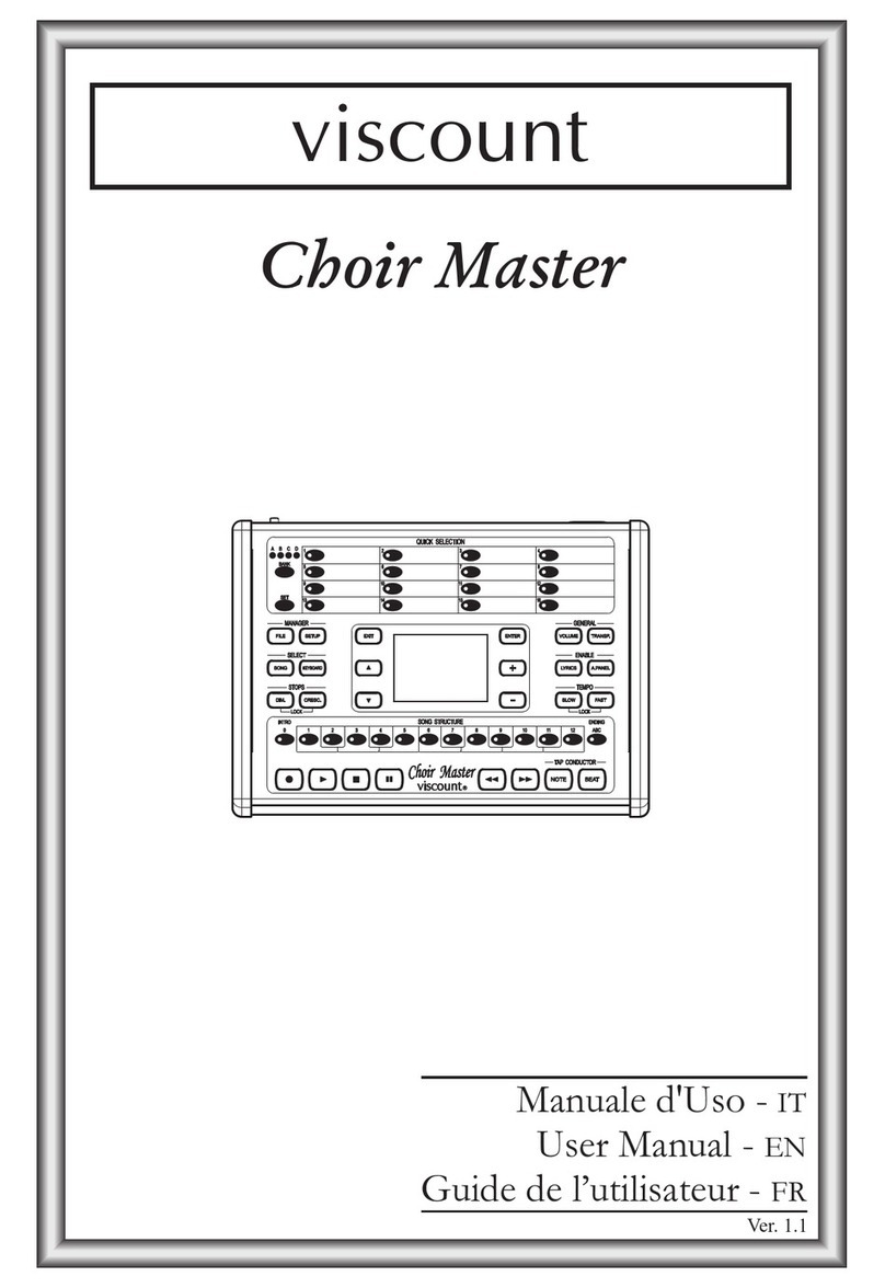 Viscount Choir Master user manual