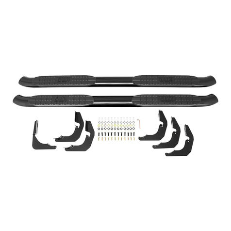 Westin PRO TRAXX 4 Series installation instructions