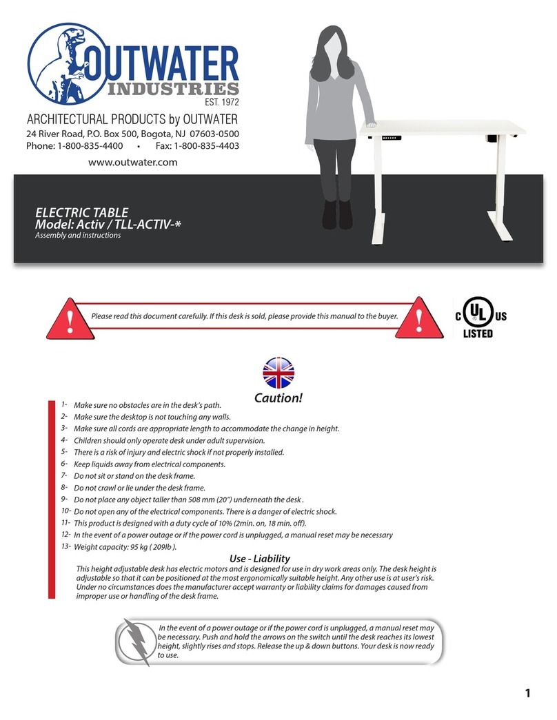 Outwater TLL-ACTIV Series Assembly And Instructions