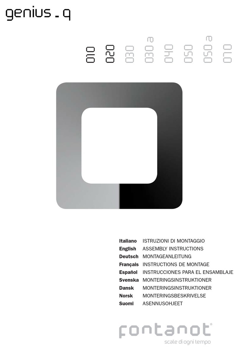 Fontanot Genius 010 Q User manual