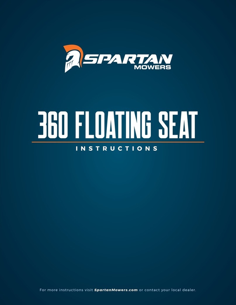 Spartan Mowers 360 Floating Seat instructions
