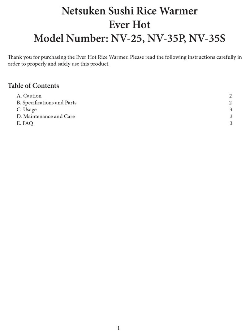 Netsuken Ever Hot NV-25 manual
