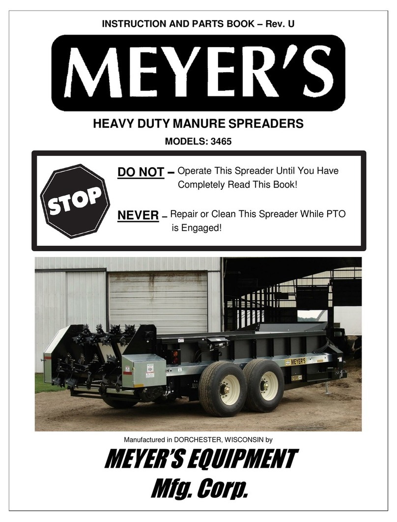Meyer's 3465 User manual Meyer's 3465 User manual