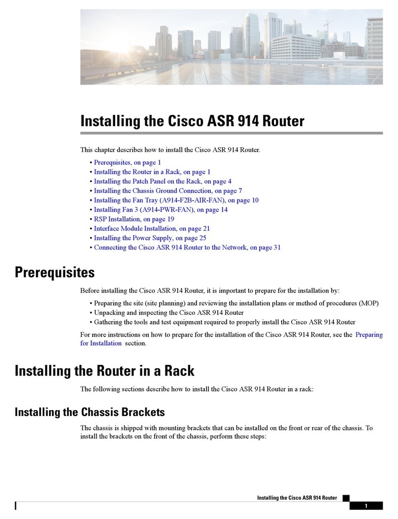 Cisco ASR 914 User manual