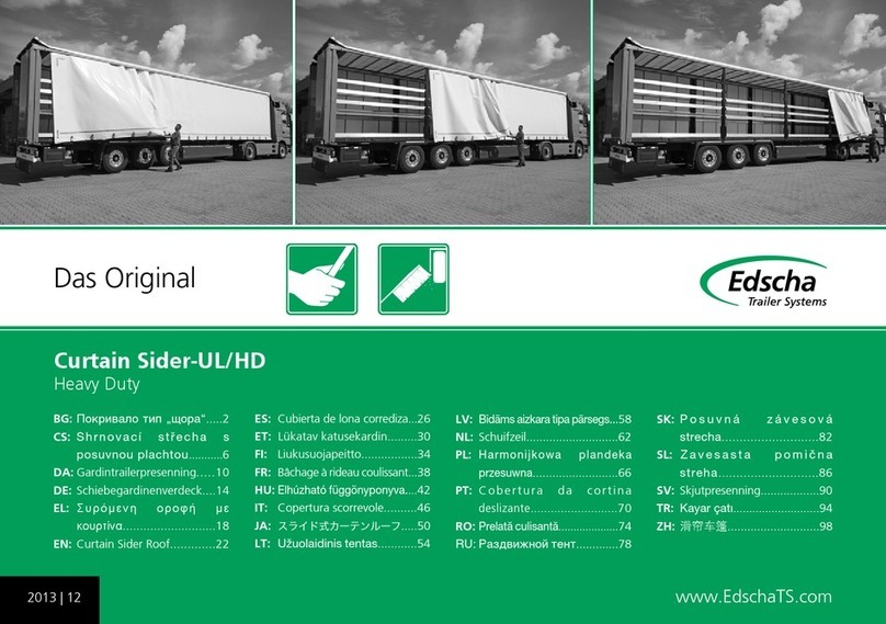 Edscha Trailer Systems Curtain Sider-UL/HD quick guide