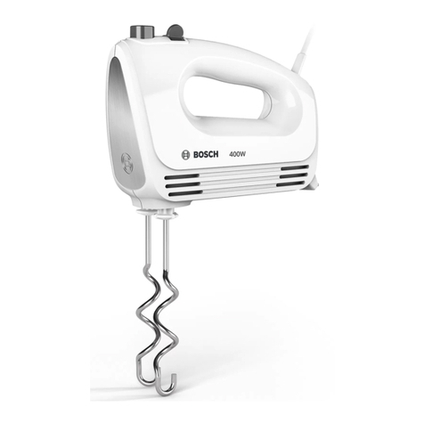 Bosch CleverMixx MFQ2 IN Series User manual