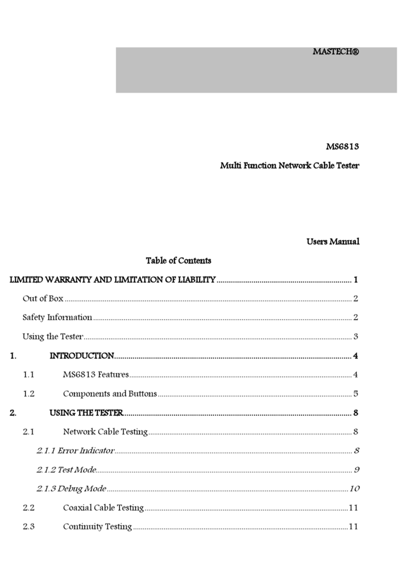 Mastech MS6813 User manual