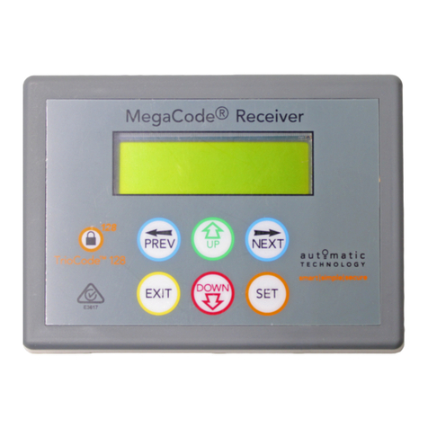 Automatic Technology Megacode Tricode 128 manual