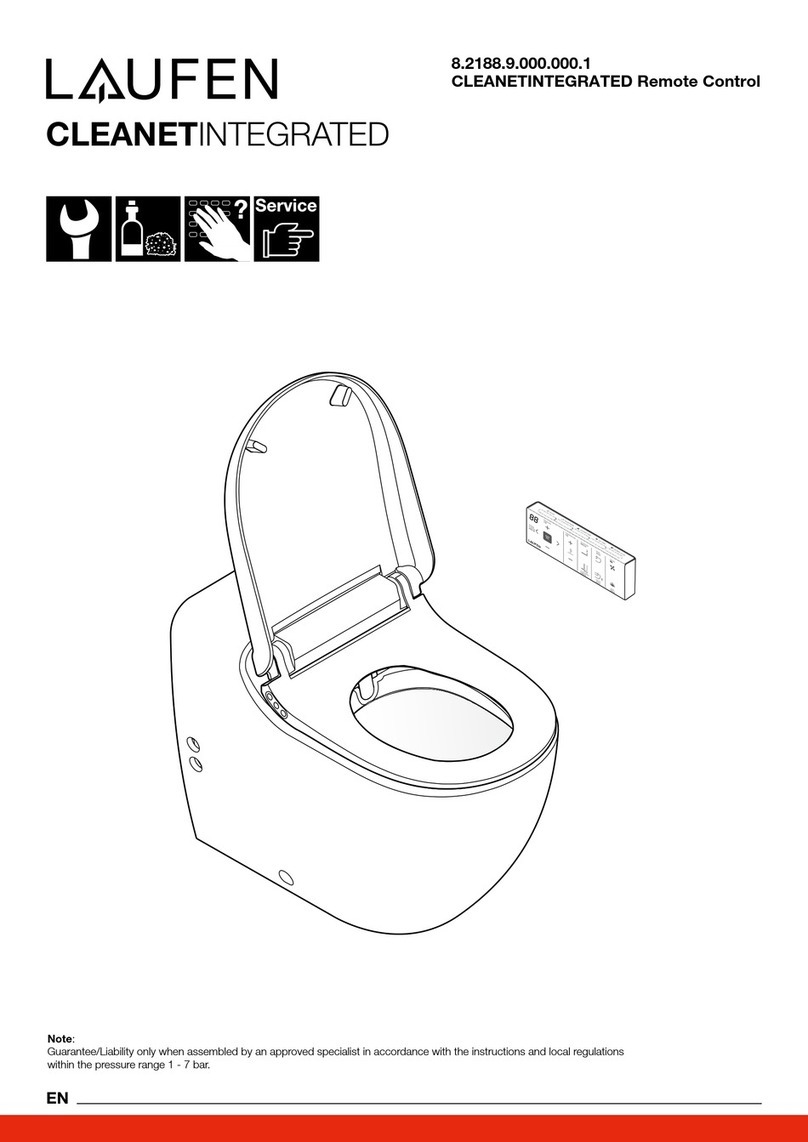 Laufen CLEANETINTEGRATED User manual