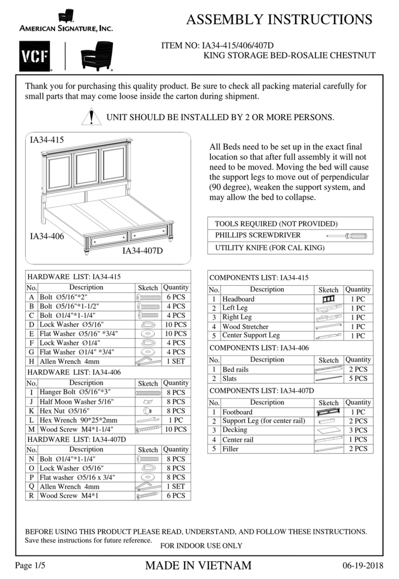 American Signature IA34-415 User manual
