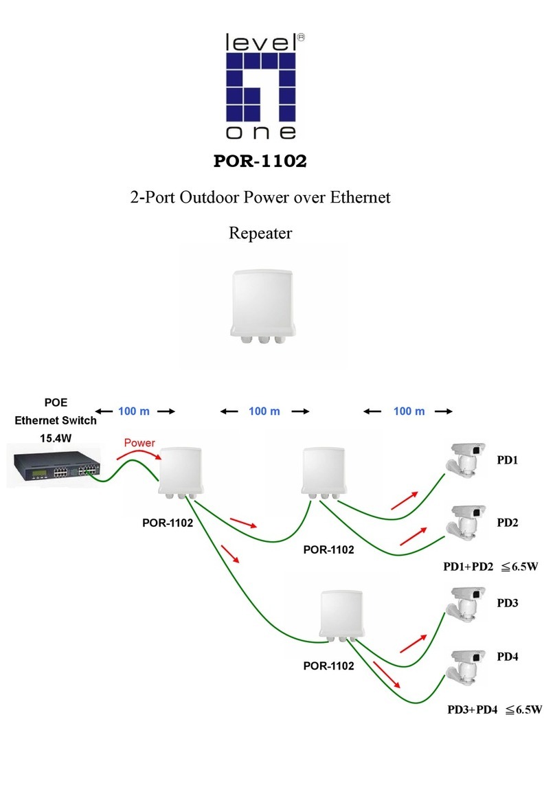 LevelOne POR-1102 User manual