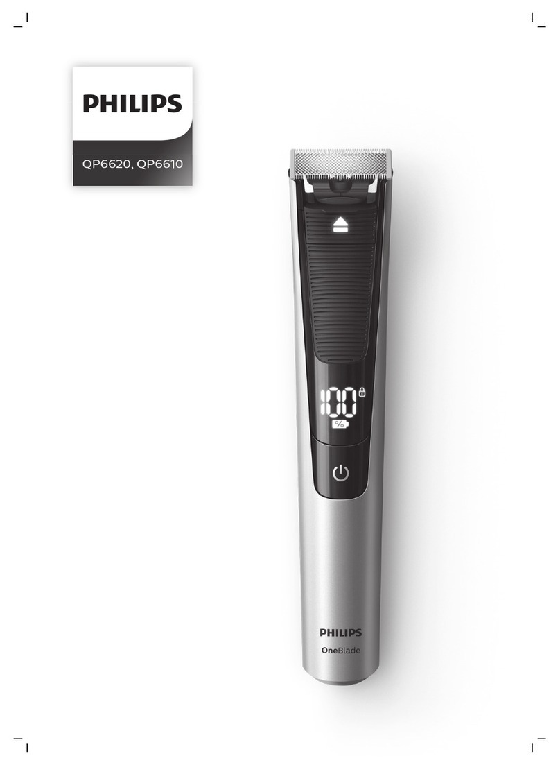 Philips OneBlade QP6620 User manual