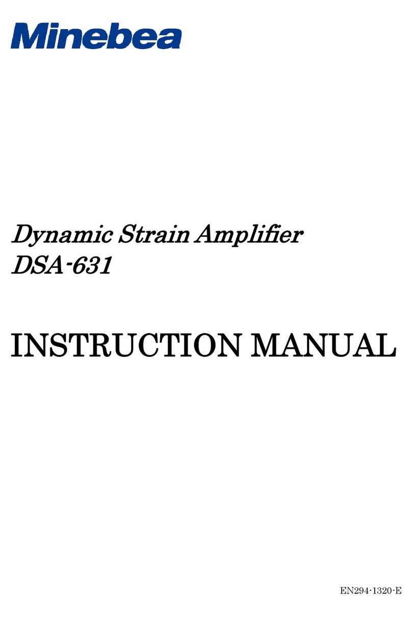 Minebea DSA-631 User manual