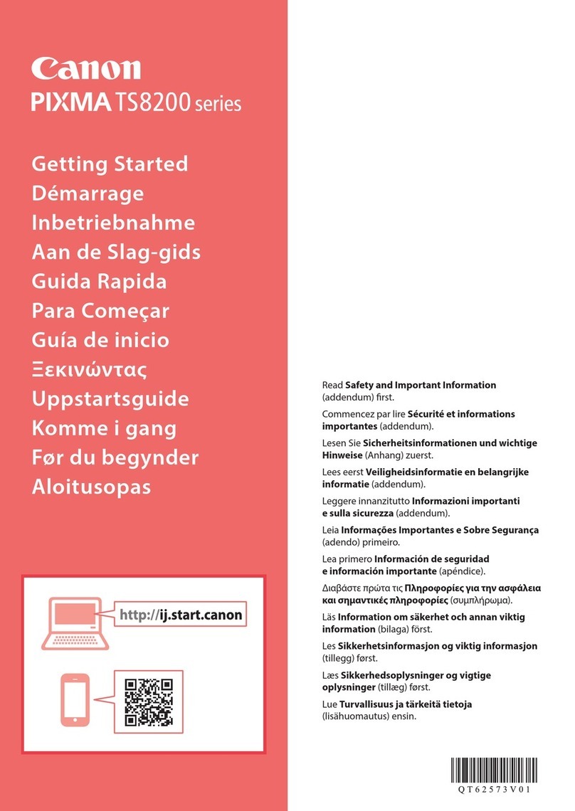 Canon TS8200 Series User manual