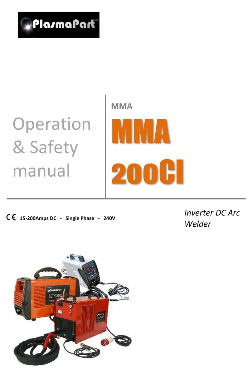 PlasmaPart 200A MMA CI Operation & safety manual PlasmaPart 200A MMA CI Operation & safety manual