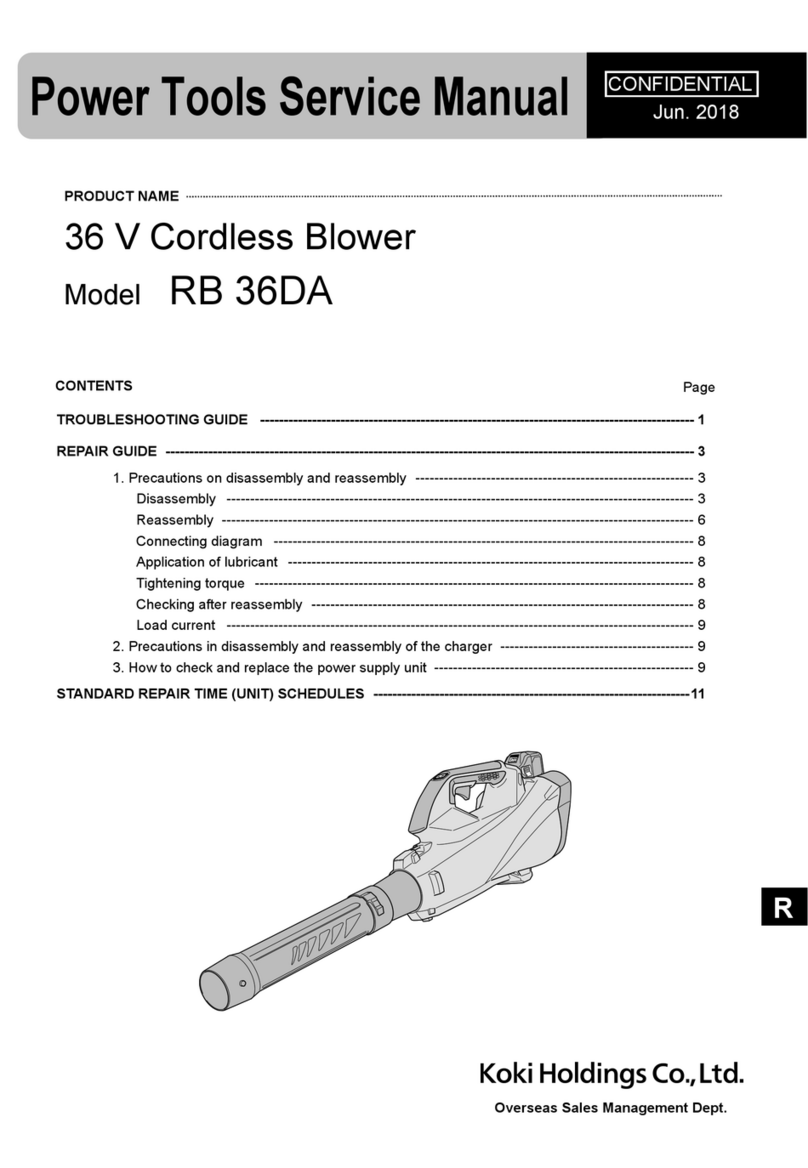 Koki Holdings RB 36DA Service manual