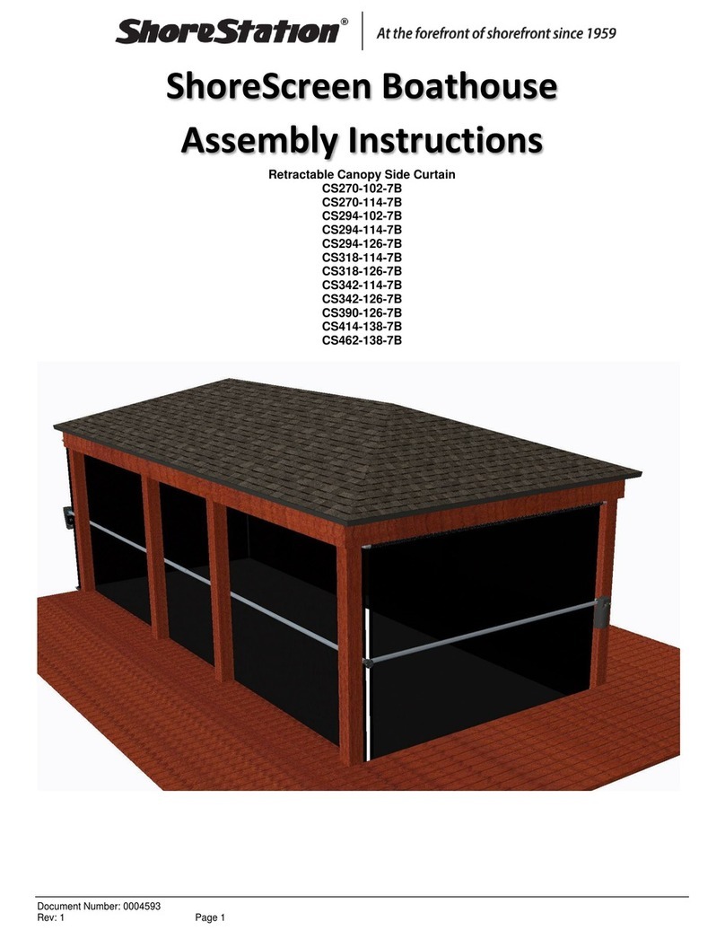 ShoreStation ShoreScreen CS270-102-7B User manual