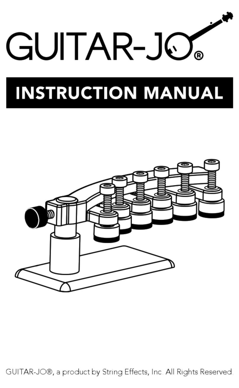 String Effects Guitar-Jo instruction manual