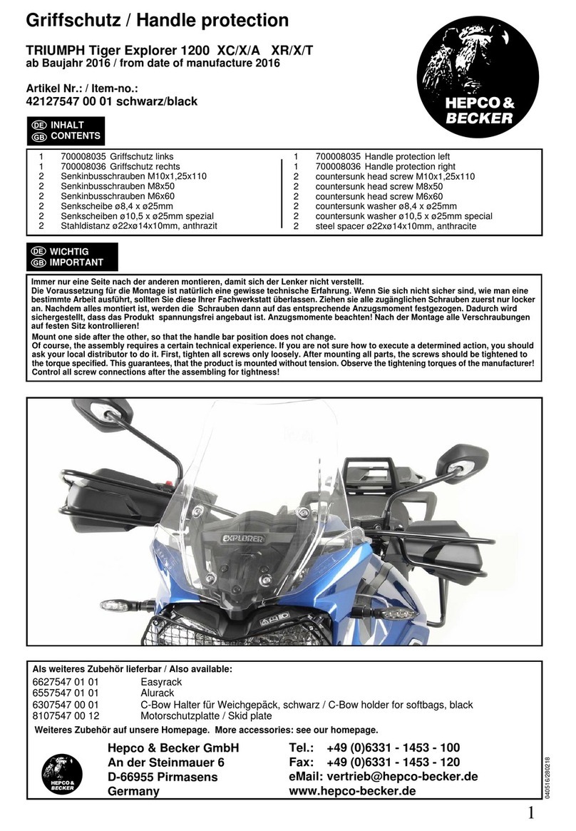 hepco & becker 42127547 00 01 User manual
