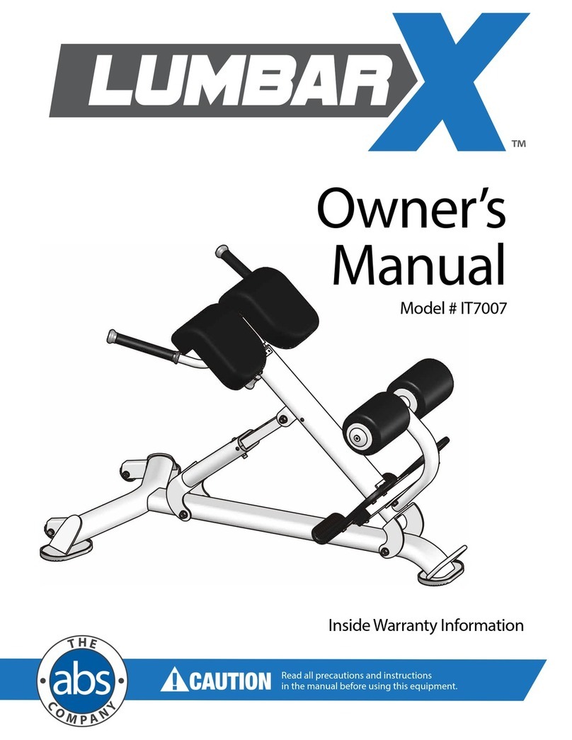 Abs Company LUMBAR X IT7007 owner's manual