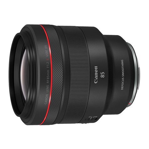 Canon RF 85mm F1.2 L USM DS instructions