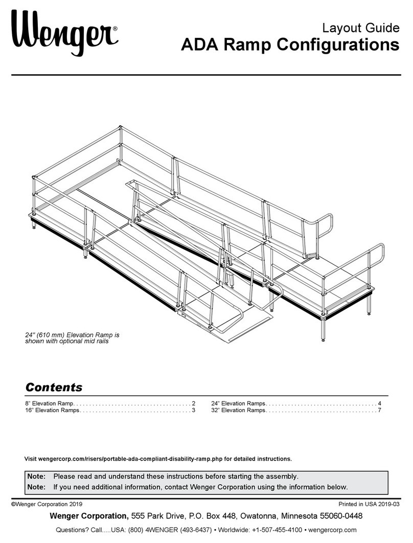 Wenger ADA Ramp User manual