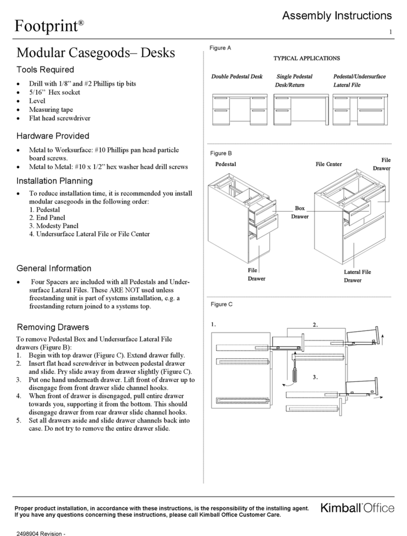 Kimball Office Footprint Assembly instructions