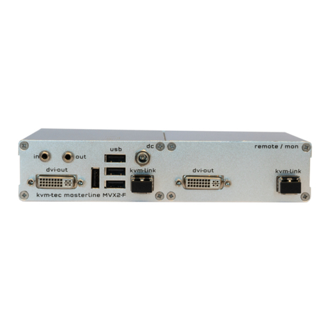 KVM-TEC Masterline MVX2 User manual