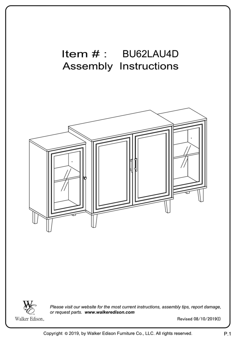 Walker Edison BU62LAU4D User manual