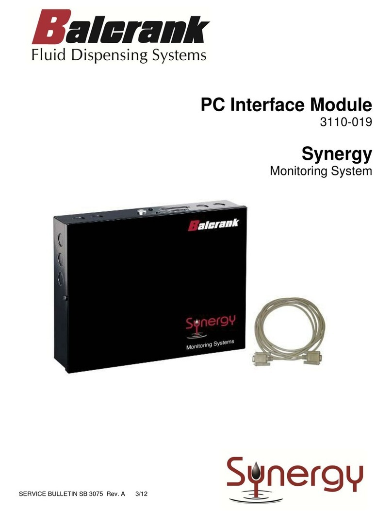 Balcrank Synergy 3110-019 Service bulletin