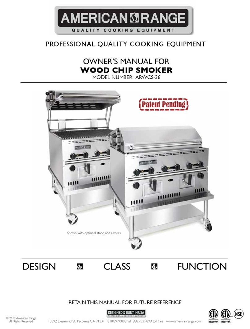 American Range ARWCS-36 owner's manual