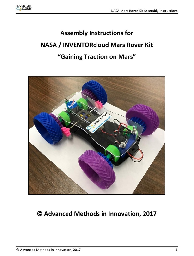 Advanced Methods in Innovation NASA/INVENTORcloud Mars Rover Kit Gaining Traction on... User manual