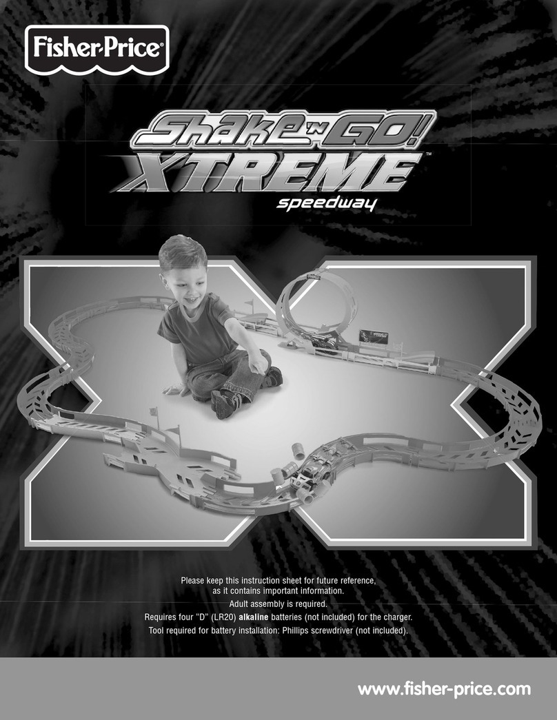 Fisher-Price SHAKE 'N GO! XTREME SPEEDWAY User manual