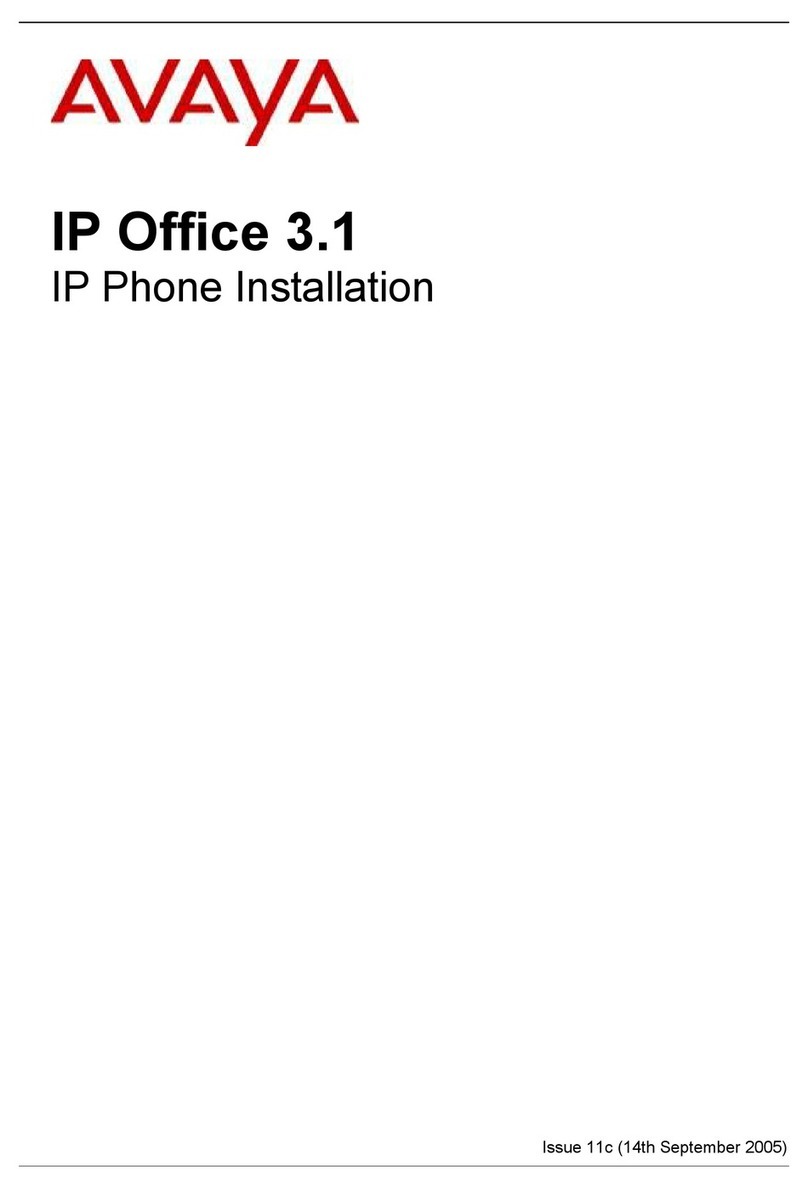 Avaya 4600 Series User manual