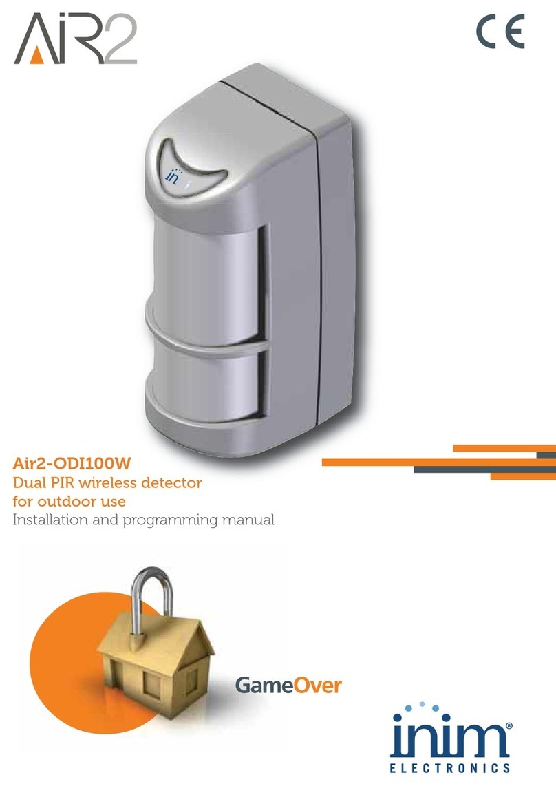 INIM Electronics Air2 Series Assembly instructions