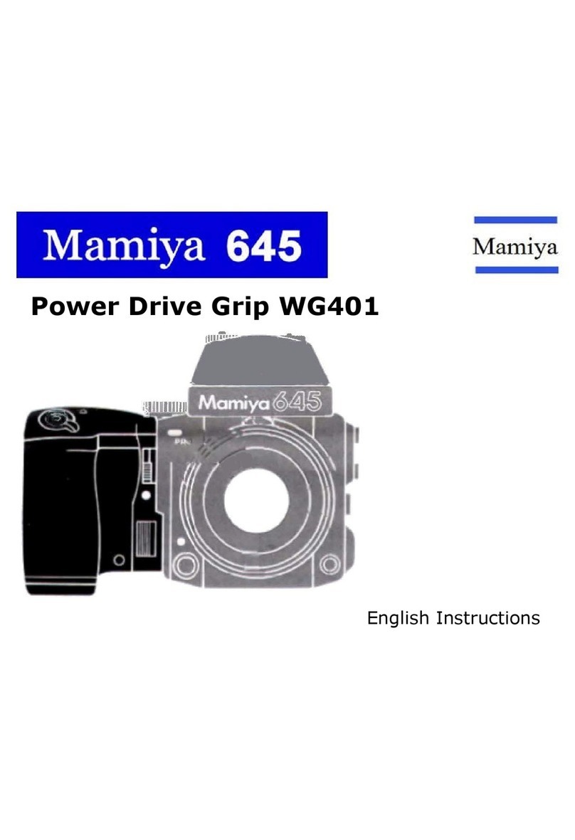 Mamiya 645 User manual Mamiya 645 User manual